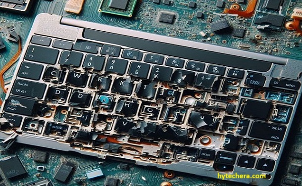 wear and tear Signs of wear and tear on a laptop affecting performance and durability