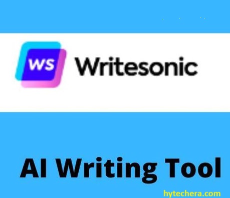 Writesonic AI writing tool dashboard interface for generating blog content and marketing copy