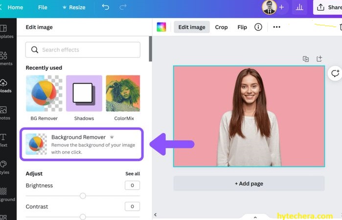 background Easily remove image backgrounds with Canva's one-click background remover
