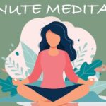 Person meditating peacefully in a calm, serene environment for a 5-minute mindfulness session