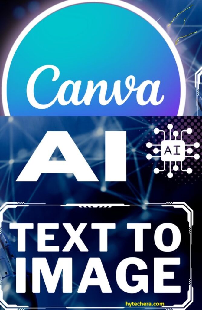 Canva AI Screenshot of Canva AI generating custom graphics based on typed descriptions.