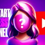Step-by-step visual showing how to launch a faceless YouTube channel without showing your face