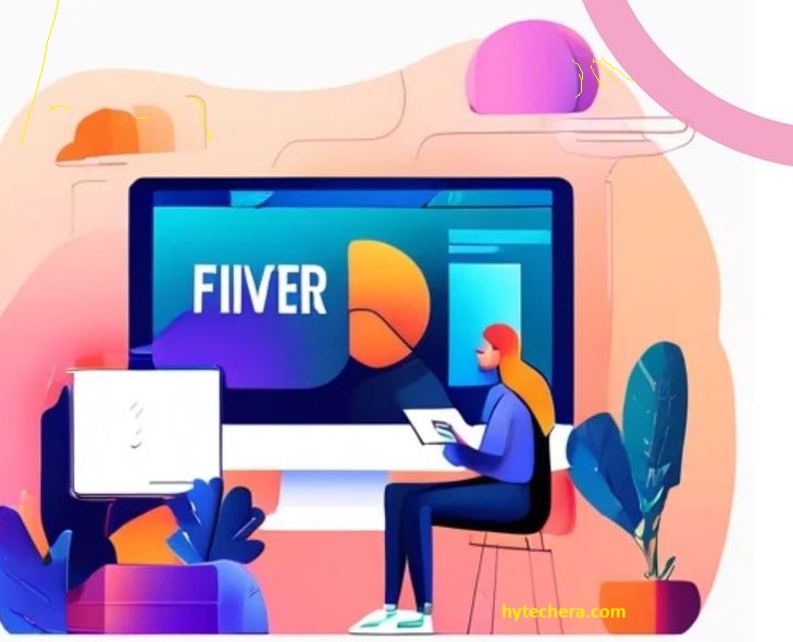 fiverr Person using Fiverr to offer freelance services and earn online in 2025