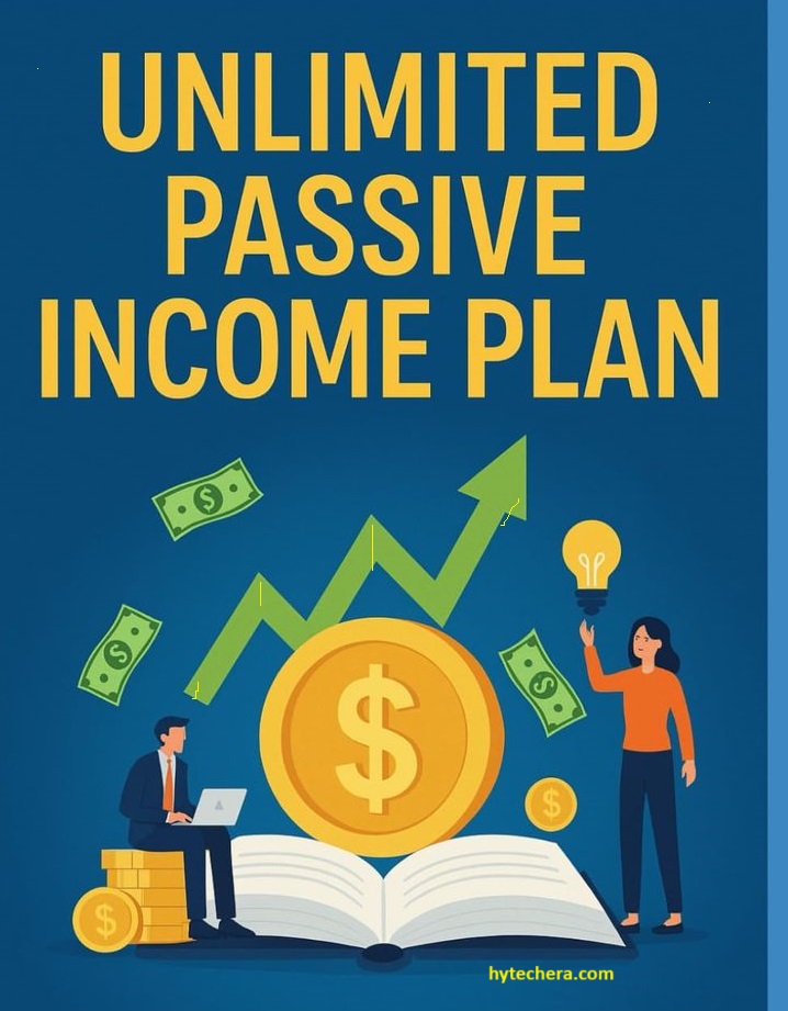 Illustration of college student earning money passively through digital methods