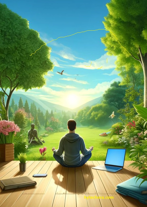 reduce screen time Peaceful evening routine without gadgets to improve sleep and reduce anxiety