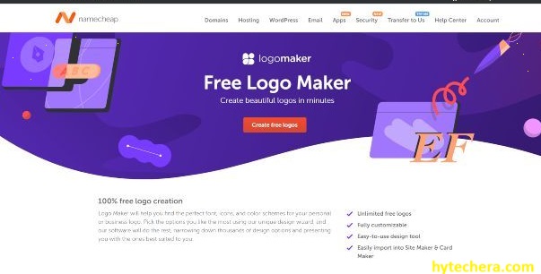 Namecheap Logo Maker Namecheap Logo Maker generating AI-powered logo concepts with customizable icons, fonts, and colors