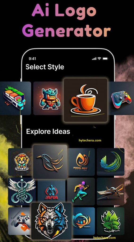 Various logos created by AI tools like Looka, LogoMakr, and Brandmark compared for design quality and pricing in 2025.