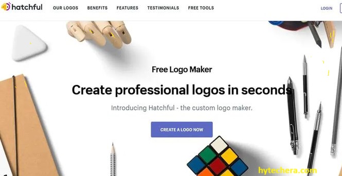 Hatchful logo generator Hatchful by Shopify interface showcasing free AI-generated logo templates for businesses and personal brands