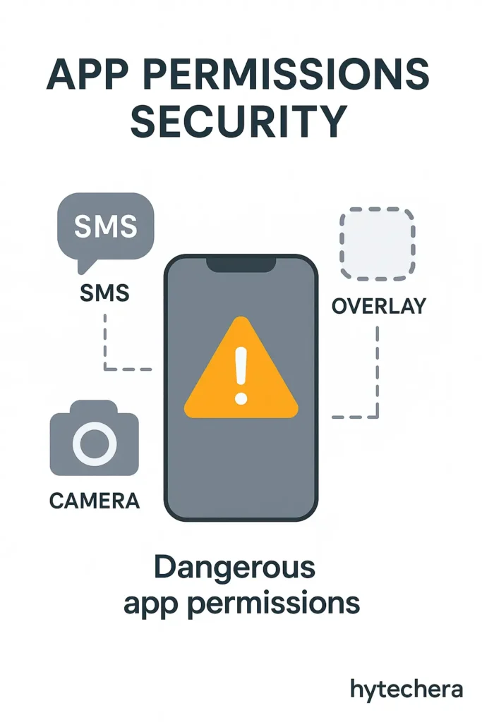 dangerous-app-permissions-security-2025-hytechera dangerous app permissions 2025