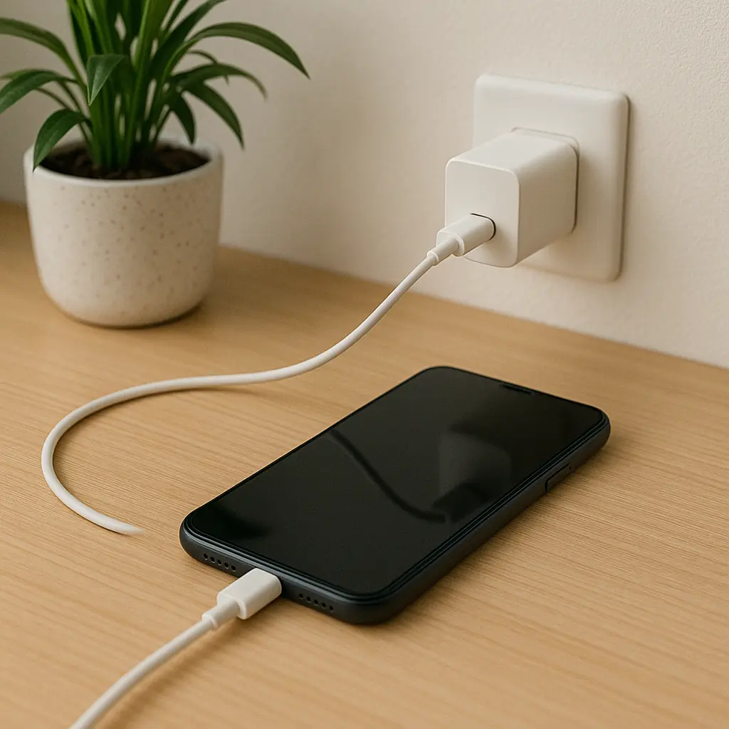 Safe charging setup to prevent overheating