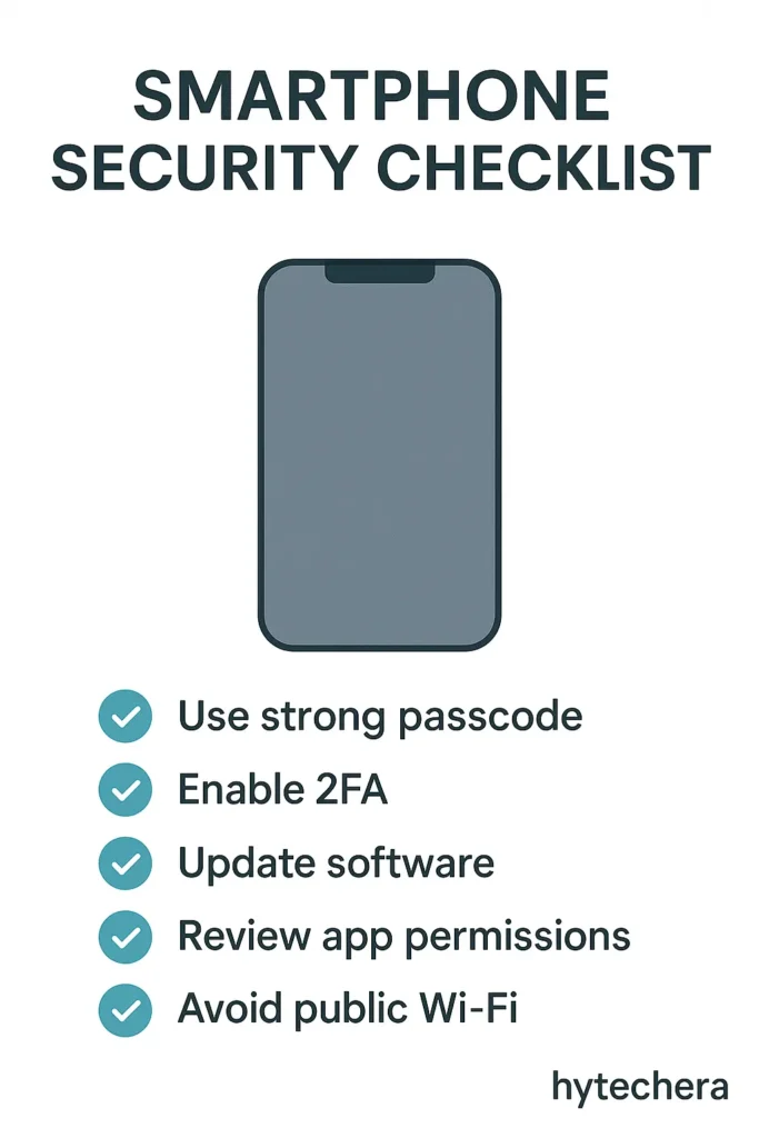 smartphone-security-checklist-2025-hytechera smartphone security checklist 202