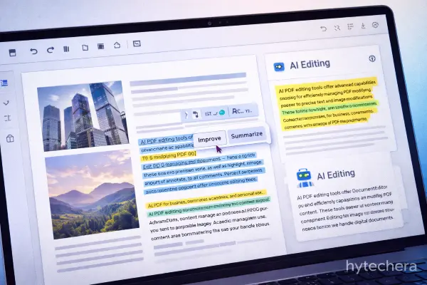 ai-pdf-editing-tools-free-2026-hytechera AI PDF editing tools free