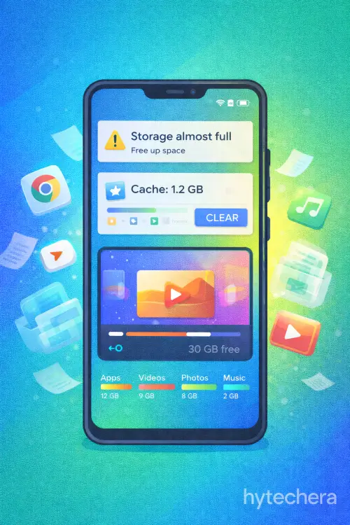 android insufficient storage and play store cache issue