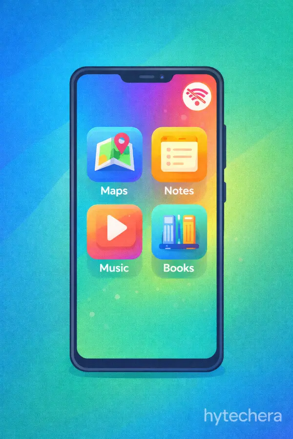 best offline android apps showing maps notes music and books without internet