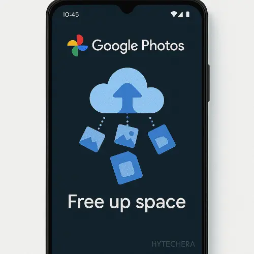 google-photos-cloud-storage-free-up-space-2025-hytechera free up phone storage using google photos
