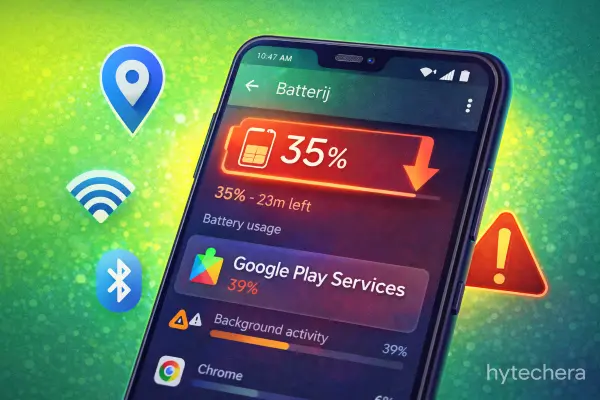 google play services draining battery due to location services