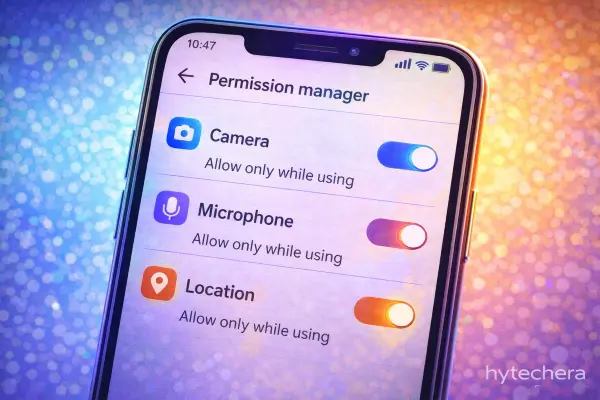 manage app permissions Android